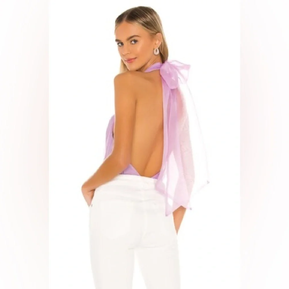 Lovers and Friends Darling Bodysuit in Lilac Size Medium - Picture 3 of 6